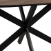 Dining Table Black Natural Iron 178 x 80 x 77 cm