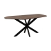 Dining Table Black Natural Iron 178 x 80 x 77 cm