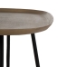 Table Basse Noir Doré 61 x 61 x 37 cm