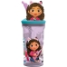 Vaso con Pajita Gabby's Dollhouse Party Rosa claro PVC 360 ml