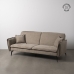 Bäddsoffa Beige-brun (taupe) 214 x 106 x 84 cm