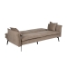 Bäddsoffa Beige-brun (taupe) 214 x 106 x 84 cm