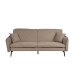 Bäddsoffa Beige-brun (taupe) 214 x 106 x 84 cm