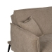 Bäddsoffa Beige-brun (taupe) 214 x 106 x 84 cm