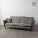 Schlafsofa Grau 214 x 106 x 84 cm