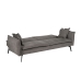 Schlafsofa Grau 214 x 106 x 84 cm