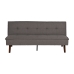 Sofa-lova Juoda Pilka 181 x 102 x 85 cm