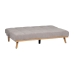 Sofá-cama Cinzento Natural 178 x 94 x 86 cm