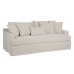 Sofa Black Cream 215 x 94 x 94 cm