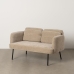 Hagesofa Svart Beige 127 x 72 x 73 cm