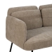 Hagesofa Svart Beige 127 x 72 x 73 cm