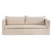 Sofa Beige 240 x 100 x 92 cm