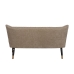 Divano da Giardino Nero Beige Dorato 134 x 74 x 70 cm