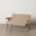 Hagesofa Beige 134 x 76 x 85 cm