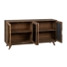 Credenza BURNIE Nero Naturale Cristallo Legno di mango 162 x 41 x 83 cm