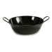 Deep Pan with Handles Black Enamelled Steel