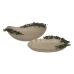 Centre de Table Vert Beige Fer 44 x 31 x 18 cm