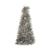 Kerstboom Mat Klatergoud 18 x 18 x 45,5 cm Zilverkleurig Plastic Polypropyleen