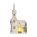 Decoratieve figuren Kerstmis LED Licht Huis 11 x 53 x 28,5 cm Wit Polyresin