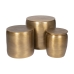 Set of 3 tables Golden 55,9 x 55,9 x 52 cm (3 Units)