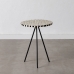 Table d'appoint Blanc Noir 38 x 38 x 50 cm