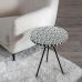 Side table White Black 38 x 38 x 50 cm