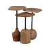 Table d'appoint Noir Naturel 35 x 35 x 55 cm