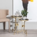 Set of 2 tables Golden Smoked 38,5 x 38,5 x 61 cm (2 Units)