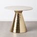 Mesa de apoio Branco Dourado 91,4 x 91,4 x 74 cm