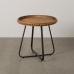 Table d'appoint Noir Naturel 62 x 62 x 61,5 cm