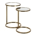 Set of 2 tables Kullattu 38 x 38 x 55,5 cm