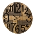 Orologio da Parete Multicolore Metallo Legno MDF 60 x 3 x 60 cm