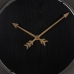 Wall Clock Black Golden Iron MDF Wood 80 x 2,5 x 80 cm