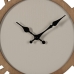 Horloge Murale Naturel Fer Bois MDF 57,5 x 4 x 57,5 cm