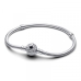 Bracelete feminino Pandora NORTH STAR CLASP SNAKE CHAIN - SIZE 19 19 cm Prateado