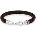 Armband Heren Tommy Hilfiger ICONIC Leer Roestvrij staal