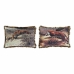 Almofada DKD Home Decor 8424001718016 Animal Poliéster Alumínio Colonial (2 Unidades)