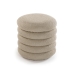 Pouf Versa Beige Polyester Textile