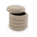 Pouf Versa Beige Polyester Textile