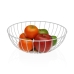 Basket set Versa White Metal Steel MDF Wood 28 x 11 x 28 cm