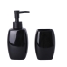 Bath Set Versa Black Ceramic