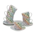 Conjunto de Chávenas de Café Versa Porcelana