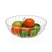 Basket set Versa White Metal Steel MDF Wood 28 x 11 x 28 cm