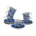 Conjunto de Chávenas de Café Versa Porcelana