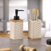 Toothbrush Holder Versa Beige Ceramic