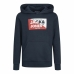 Jungen Sweater mit Kapuze Jack & Jones 12259829-19-3923 TCX Schwarz