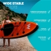 Planche de Paddle Surf Gonflable avec Accessoires Winvey SUP-O Orange