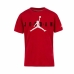 Camiseta de Manga Corta Infantil Jordan 95B922-R78 Rojo