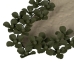 Plateau Vert Beige Fleurs 58 x 23 x 4 cm