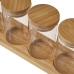 Set van 4 Potjes Transparant 220 ml (4 Stuks)